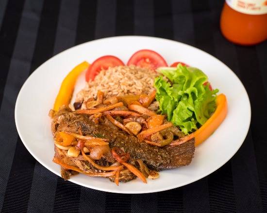 Caribbean curry goat in London, Ontario