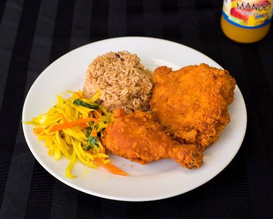 Brown stew chicken at Rose's Tree of Life in London, Ontario