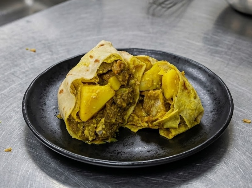 Chicken roti at Rose's Tree of Life in London, Ontario